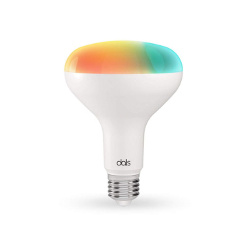 DALS 5.5W Smart RGB + CCT Tunable BR30 LED Lamp - 27K-65K - 900 Lumens - 120V