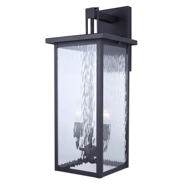 Canarm Shana 2-Light Outdoor Lantern - 120V - Black