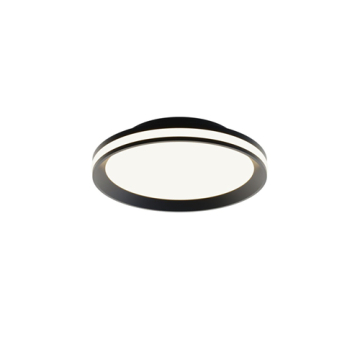 AFX Sona 12" LED Flush Mount - CCT Selectable - 120V - Black
