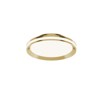 AFX Sona 12" LED Flush Mount - CCT Selectable - 120V - Satin Brass