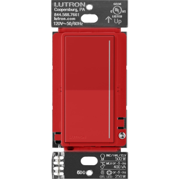 Lutron Sunnata PRO LED+ Touch Dimmer - Signal Red