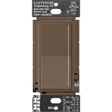 Lutron Sunnata PRO LED+ Touch Companion Dimmer - Espresso
