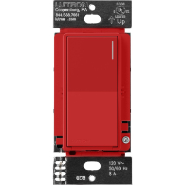 Lutron Sunnata Companion Switch - Signal Red