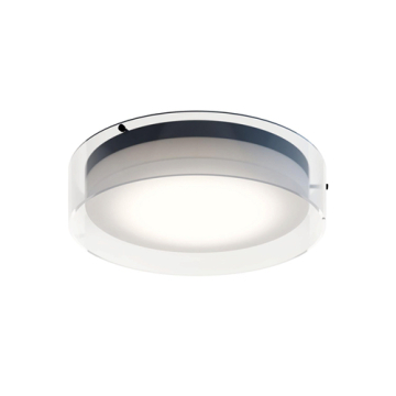 AFX Studio 16" LED Flush Mount - CCT Selectable - 120V - Black
