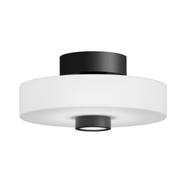 AFX Sydney 13" LED Semi-Flush Mount - 29W - CCT Selectable - 120-277V - Black