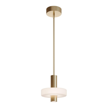 AFX Sydney 10" LED Pendant - 21W - CCT Selectable - 120-277V - Light Antique Brass