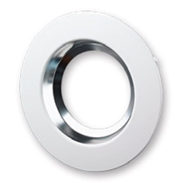 Sylvania Trim Ring for 8" Retrofit Downlight - White Trim / Aluminum Inner Trim