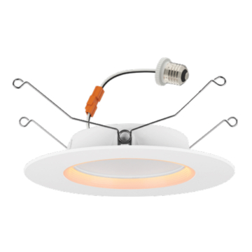 Sylvania 6" LED Retrofit Downlight w/ Nightlight - 8W - CCT Selectable - 700 Lumens - 120V - White