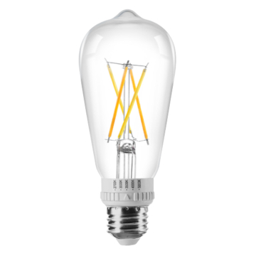 Sylvania LED ST19 TruWave Lamp - E26 Base - 7.5W - CCT Selectable - 800 Lumens - 120V