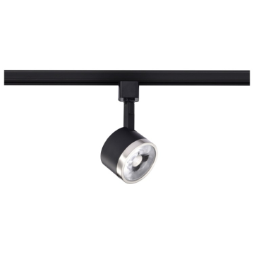 SATCO|NUVO LED Round Track Head - 12W - 3000K - 36° Beam - Matte Black / Brushed Nickel