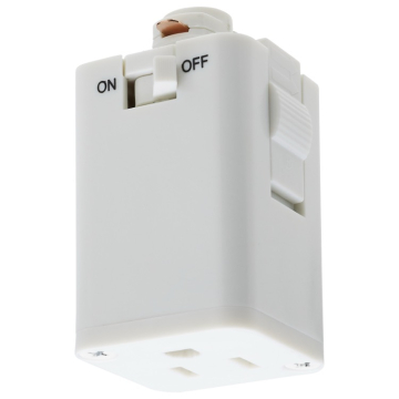 SATCO|NUVO Outlet Track Adapter - White