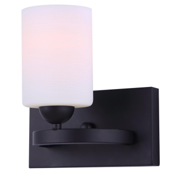 Canarm Hampton 1-Light Vanity Light - 120V - Black