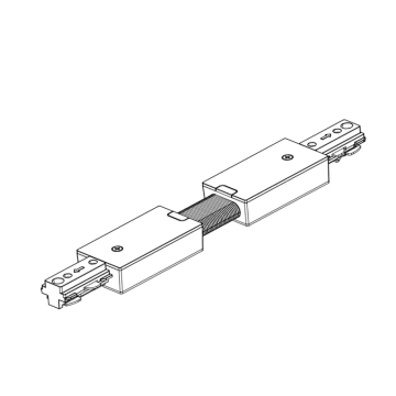 Westgate 3-Wire Track Flex Connector - Black