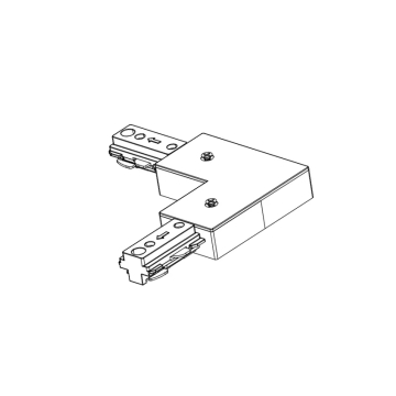 Westgate 3-Wire Track L Connector - Black