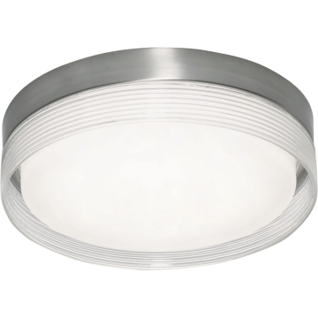 AFX Tribeca 12" LED Flush Mount - CCT Selectable - 120V - Satin Nickel