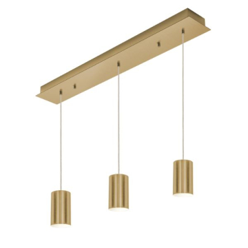 AFX Tyke 3-Light Linear Pendant - 120V - Satin Brass