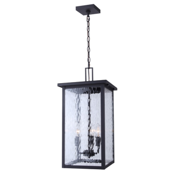 Canarm Shana 3-Light Outdoor Pendant - 120V - Black