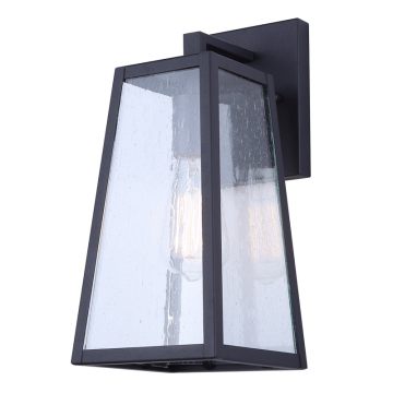 Canarm Coralea 1-Light Outdoor Lantern - 120V - Sand Black