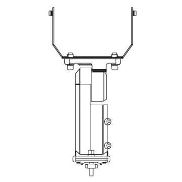NSL Pole Mount for 50W Mini LED Flood Lights