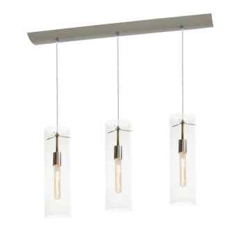 AFX View 3-Light Linear Pendant - 120V - Satin Nickel