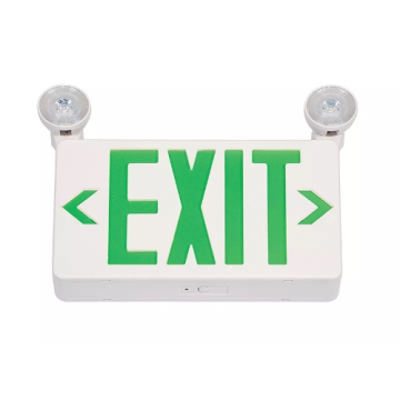 Chloride Value+ Economy Grade LED Exit Emergency Combo Unit - Remote Capable - Green Letters