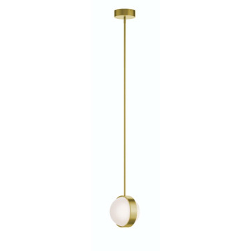 AFX Verona 9" LED Pendant - 15W - CCT Selectable - 120-277V - Light Antique Brass