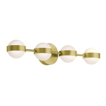 AFX Verona 30" LED Vanity Light - 40W - CCT Selectable - 120-277V - Satin Brass
