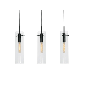 AFX Vista 3-Light Linear Pendant - 120V - Black