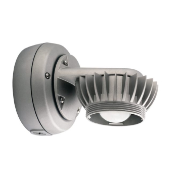 RAB 13W LED Partial Vaporproof Wall Mount Fixture - 120V Swivel Photocell - 5000K - 729 Lumens - 120V