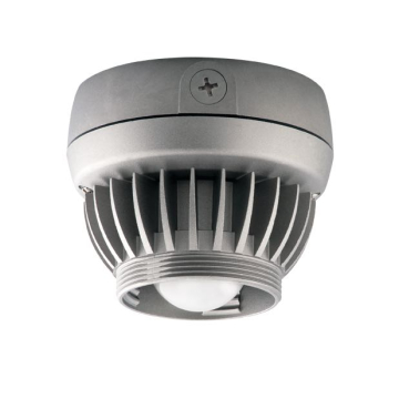 RAB 13W LED Vaporproof Ceiling Mount Fixture - 120V Swivel Photocell - 5000K - 729 Lumens - 120V - Natural