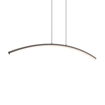 DALS Sway 48" Linear LED Pendant - CCT Selectable - 120V - Black