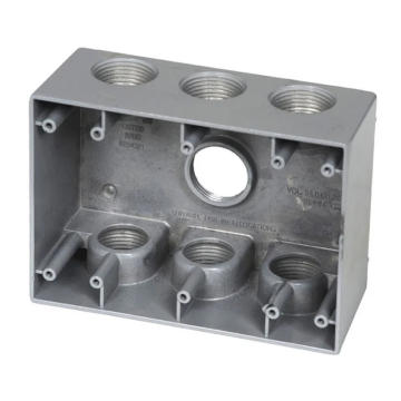 Westgate Three-Gang Deep Box - 1/2" Trade Size - 7 Outlet Holes