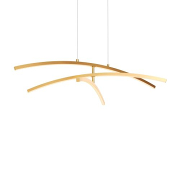 DALS Sway 36" LED Pendant - CCT Selectable - 120V - Gold