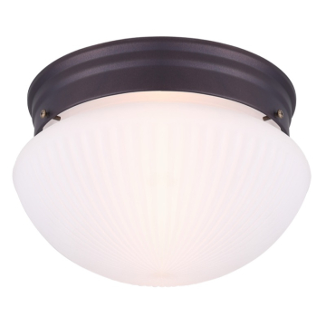 Canarm 9.5" 1-Light Flush Mount - 120V - Oil Rubbed Bronze