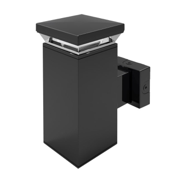 RAB 18W Square LED Sconce - 120V Swivel Photocell - 5100K - 1,032 Lumens - 120V - Bronze
