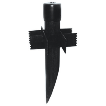 Westgate 3" Diameter 18-1/2" Length PVC Post for Ground Mounted Landscape Fixtures