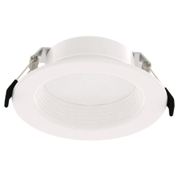 RAB 4" Deep Regress LED Wafer Downlight - Baffle Reflector - CCT Selectable - 120V - White