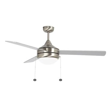 Westgate WFL 52" 3-Blade LED Ceiling Fan - Reversible Blades - 20W - CCT Selectable - 1,750 Lumens - 120V - Brushed Nickel / Rosewood / Silver