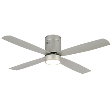 Westgate WFL 52" 4-Blade LED Ceiling Fan - 19W - 3000K - 1,600 Lumens - 120V - Brushed Nickel / Silver