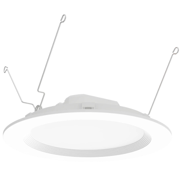 RAB 6" LED Wafer Retrofit Downlight - Baffle Trim - 11 | 13 | 15W - CCT Selectable - 120V