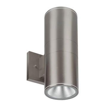 Westgate WMC LED Cylinder Wall Mount - Up/Down Light - 30W - CCT Selectable - 2,400 Lumens - 120V - Brushed Nickel
