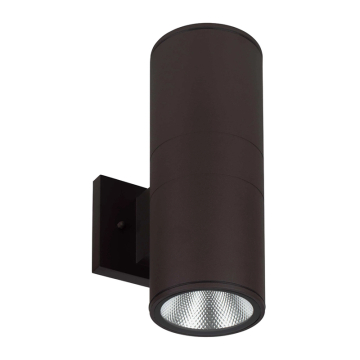Westgate WMC LED Cylinder Wall Mount - Up/Down Light - 30W - CCT Selectable - 2,400 Lumens - 120V - Bronze