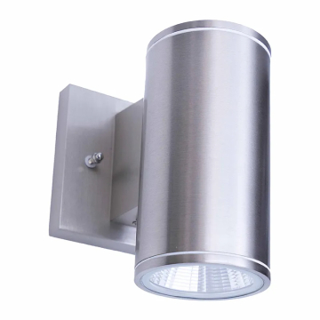 Westgate WMC2 2" LED Cylinder Wall Mount  - 6W - CCT Selectable - 400 Lumens - 120V - Brushed Nickel