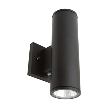Westgate WMC3 3" LED Cylinder - Wall Mount - Up/Down Light - 18W - CCT Selectable - 1,300 Lumens - 120V - Black
