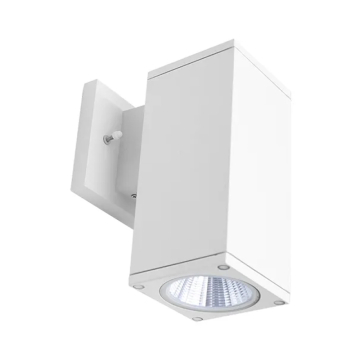 Westgate WMCS LED Square Cylinder - Wall Mount - 12W - CCT Selectable - 960 Lumens - 120V - Brushed Nickel