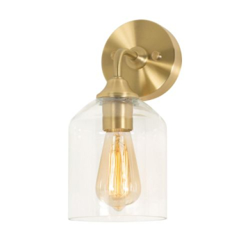 AFX William Wall Sconce - 120V - Satin Brass
