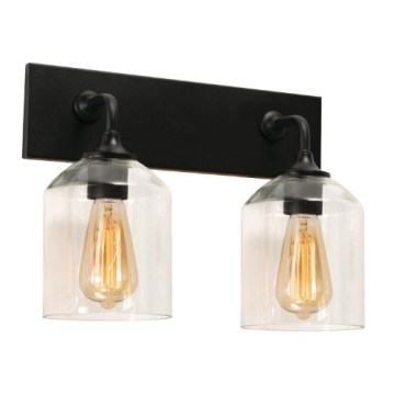 AFX William 15" Vanity Light - 120V - Black