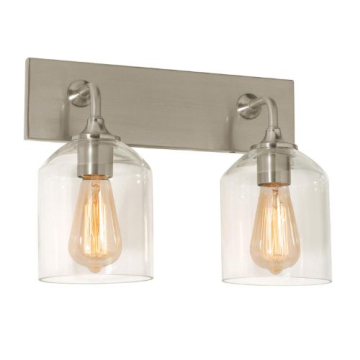AFX William 15" Vanity Light - 120V - Satin Nickel