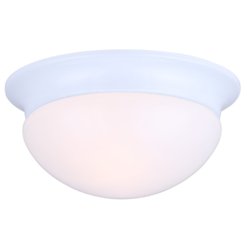 Canarm 9" 1-Light Flush Mount - 120V - White