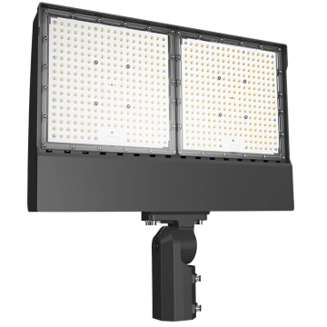 RAB X17 LED Flood Light - Slipfitter Mount - Photocell - 250 | 350 | 450W - 4000K - 120-277V - Bronze